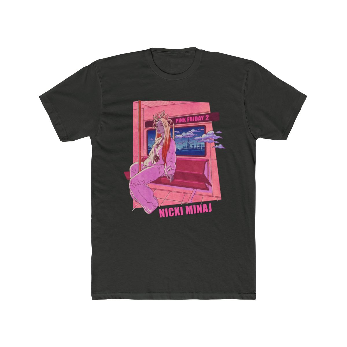 Nicki Minaj Pink Friday 2 Subway T Shirt - alternate angle 5, merchandise