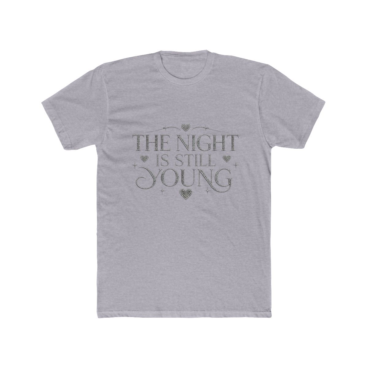 The Night Is Still Young Rhinestone Baby Tee | Nicki Minaj