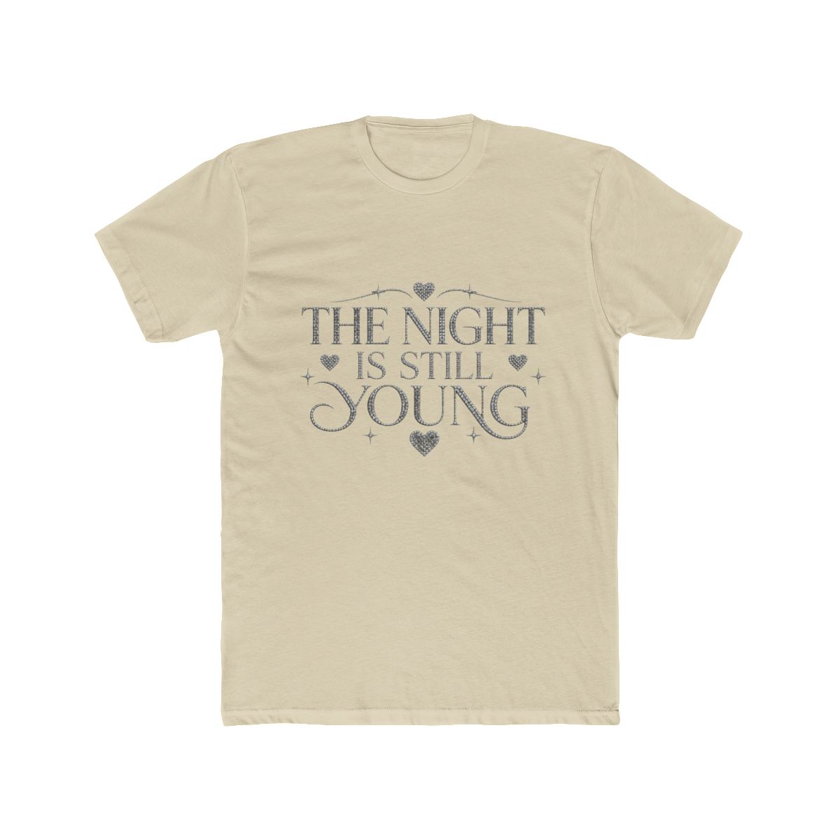 The Night Is Still Young Rhinestone Baby Tee | Nicki Minaj - alternate angle 4, merchandise