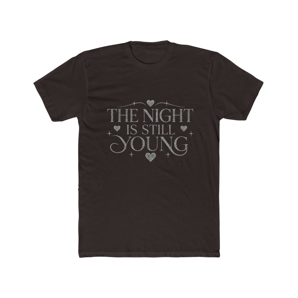 The Night Is Still Young Rhinestone Baby Tee | Nicki Minaj - alternate angle 3, merchandise