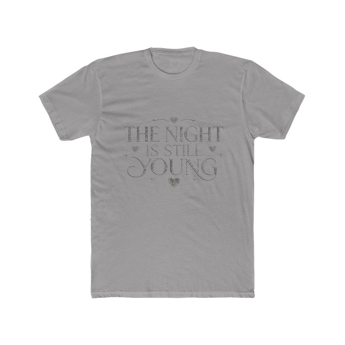 The Night Is Still Young Rhinestone Baby Tee | Nicki Minaj - alternate angle 2, merchandise