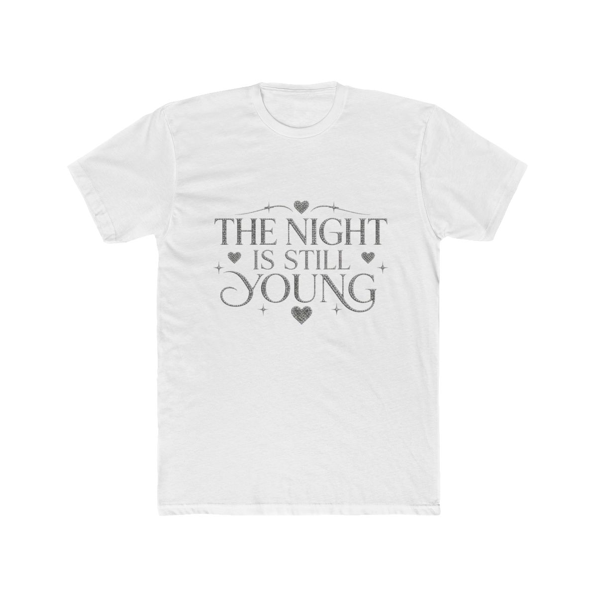 The Night Is Still Young Rhinestone Baby Tee | Nicki Minaj - Official T-Shirts merchandise