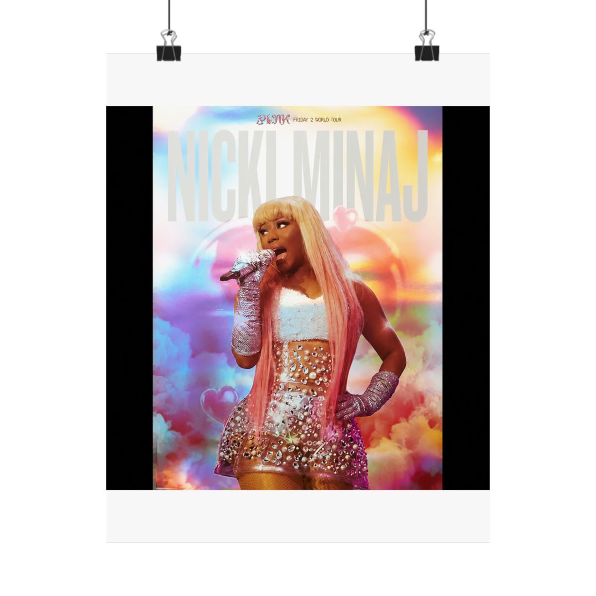 Pink Friday 2 World Tour Print | Nicki Minaj - alternate angle 4, merchandise