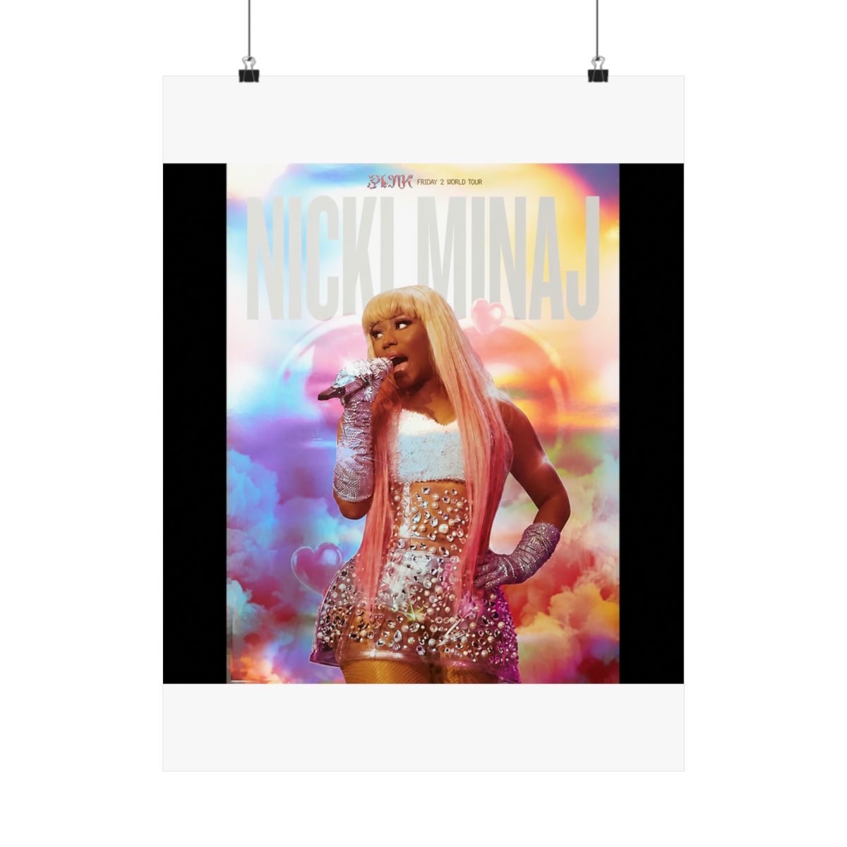 Pink Friday 2 World Tour Print | Nicki Minaj - alternate angle 1, merchandise